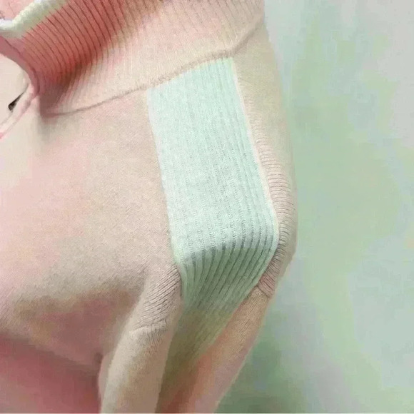 L-RL Ralph Lauren Active Womens Pink Sweater size Large Zip up - Picture 8 of 11